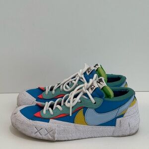 Nike Blazer Low Sacai KAWS Neptune Blue Sneakers -5.5